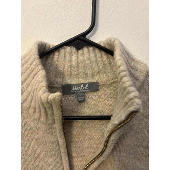 Marled Republic Clothing Tan Sweater Size Large - Picture 3 of 6